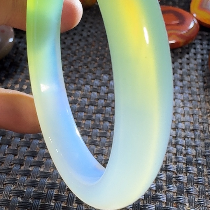 晃***离玛瑙/玉髓未镶嵌颈饰