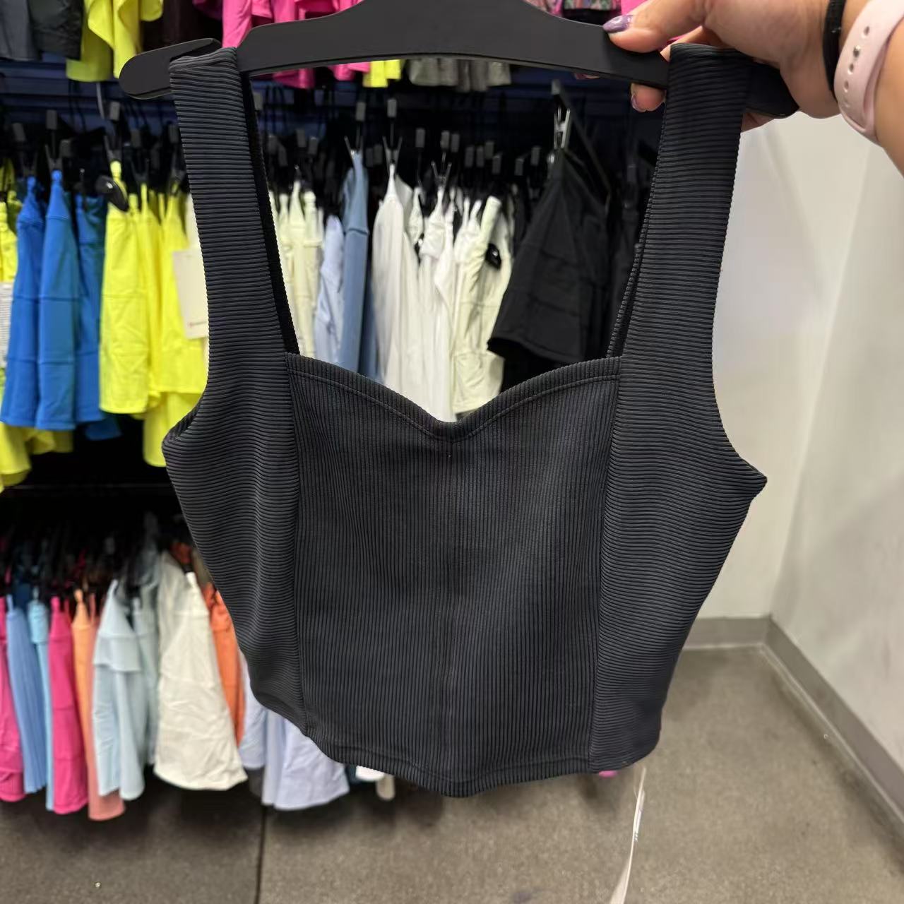 lululemon Ribbed Softstreme Sweetheart Tank 女士螺纹背心