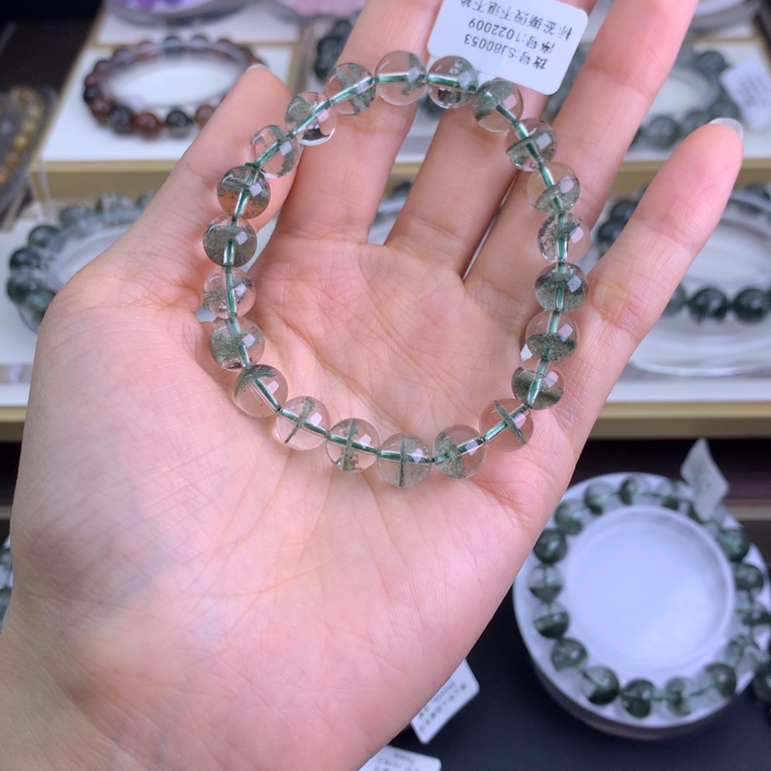 水晶手链未镶嵌敏**绿幽灵