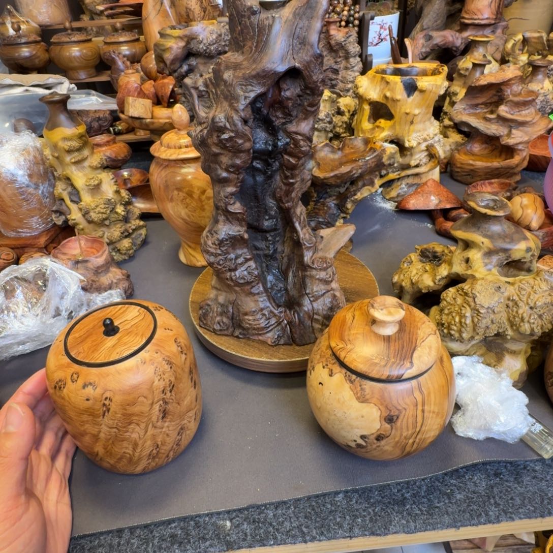 @***子花梨木类贵黄鬼柳紫檀麻梨等硬木手作