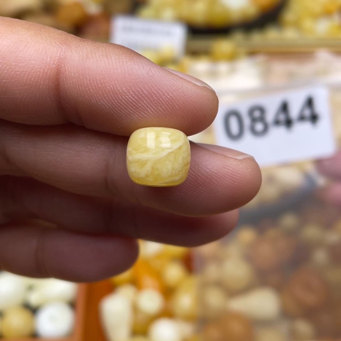 琥珀珠宝奇石未镶嵌10.7x9.7 虎皮 皮色