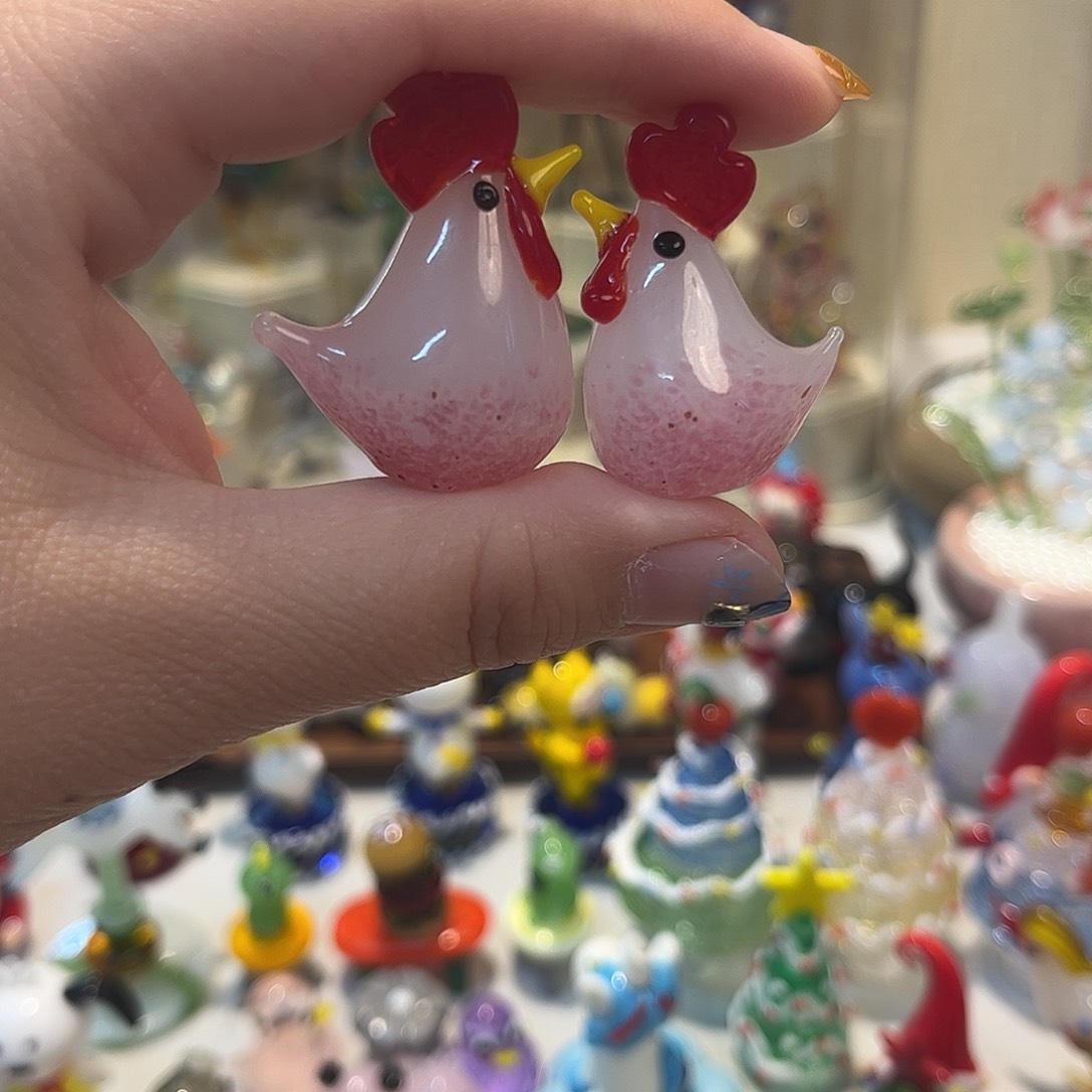 手工艺品琉璃咕咕鸡