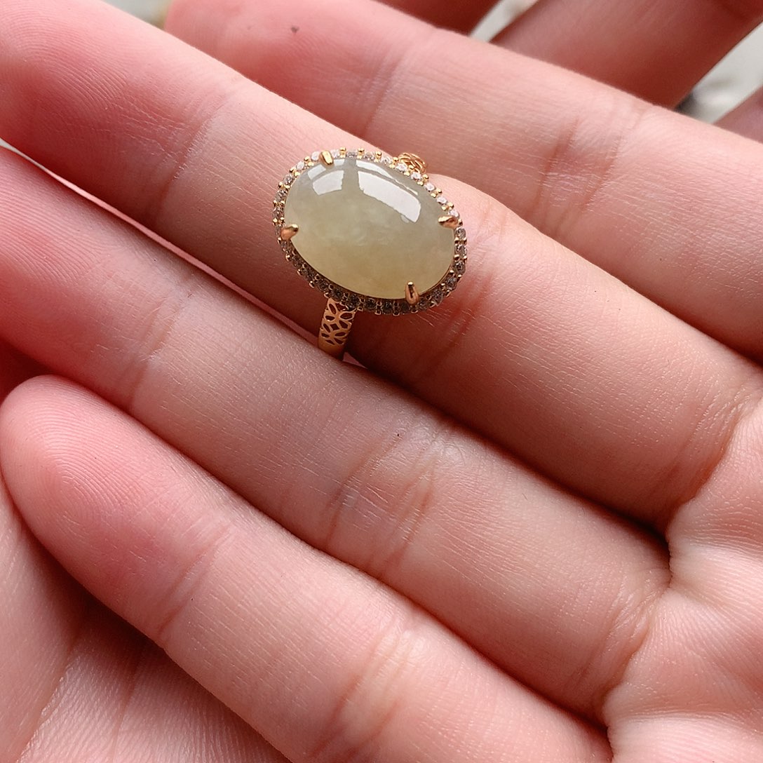 翡翠戒指银S925镶嵌湘****倩0218