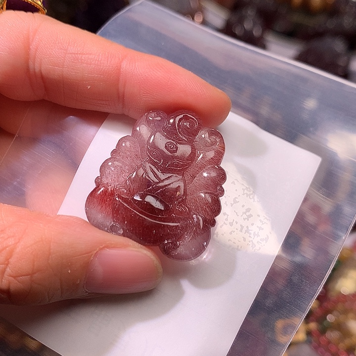 水晶颈饰未镶嵌订制