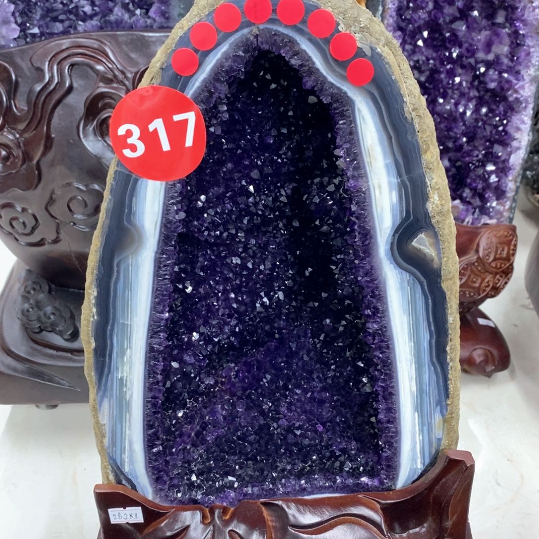 紫晶大型摆件（非配饰）未镶嵌
