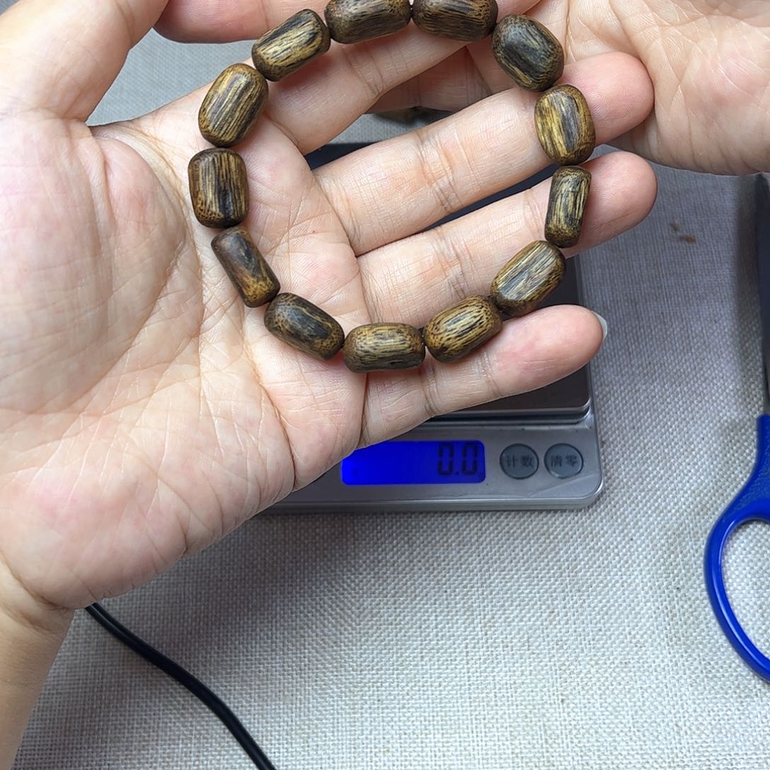 烟***客手串沉香海南沉香随行手串