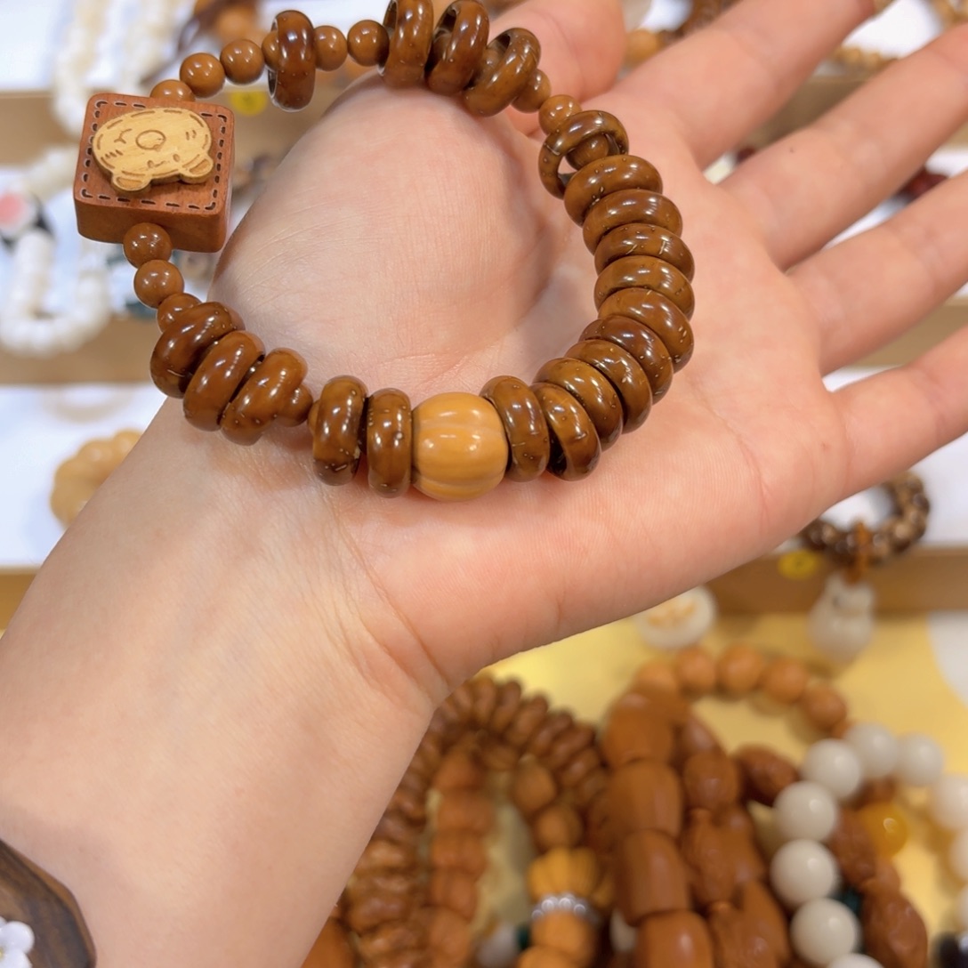 星月菩提吊坠甜甜圈➕转转熊