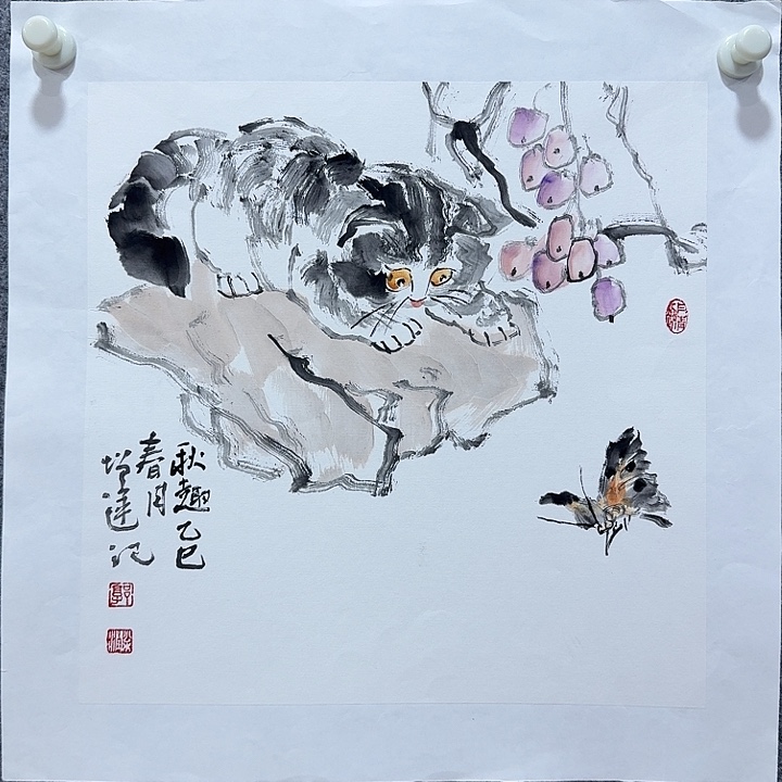 国画郭增运老师亲笔手绘作品