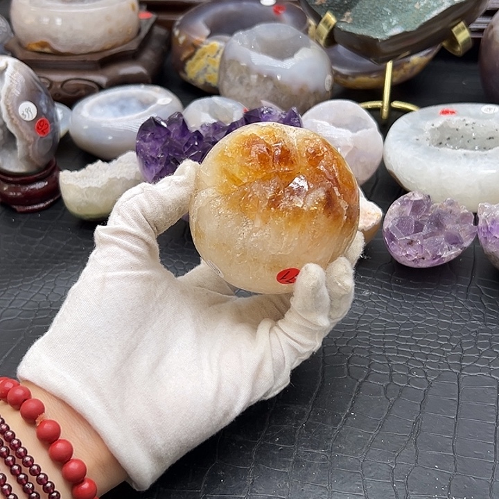 水晶未镶嵌珠宝半成品有裂有损