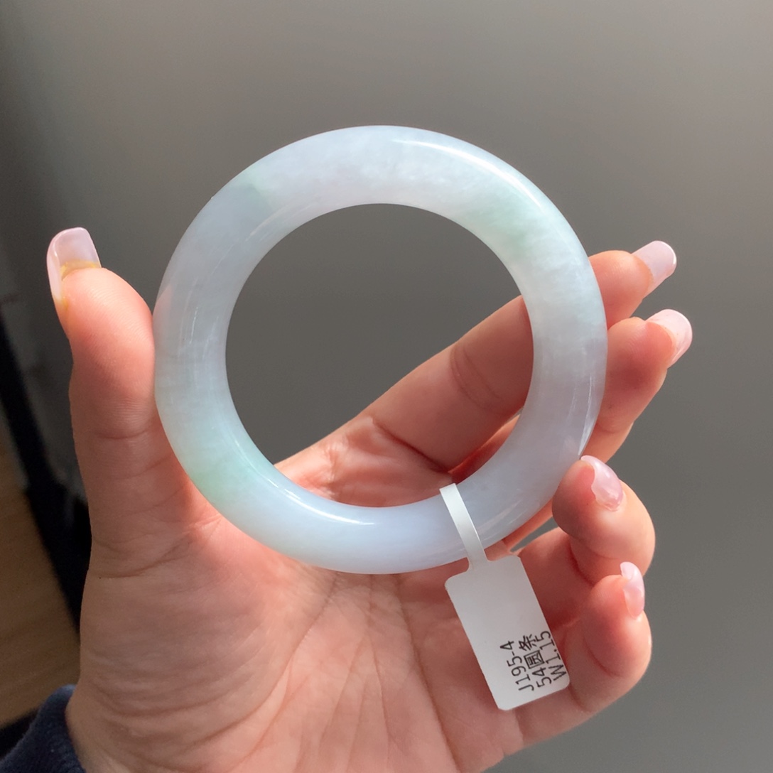 翡翠手镯未镶嵌9 55种水胖圆