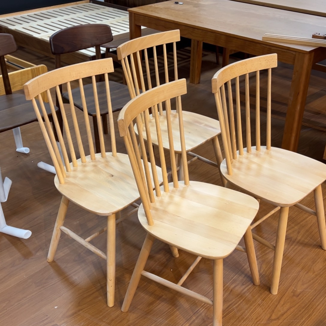 德国榉木温莎椅两把