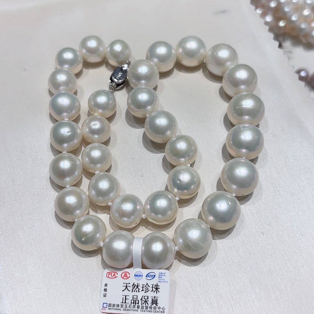 淡水珍珠颈饰未镶嵌12-15内 有核