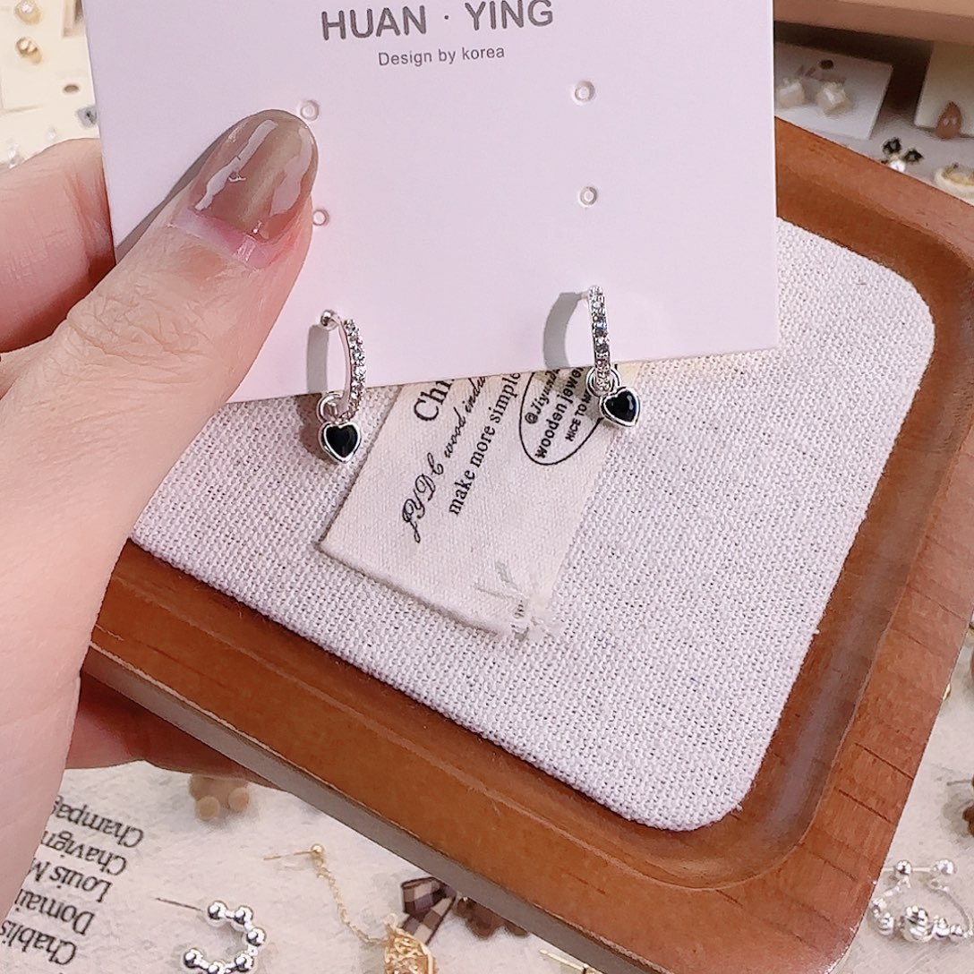 仿珍珠铜合金925银耳扣