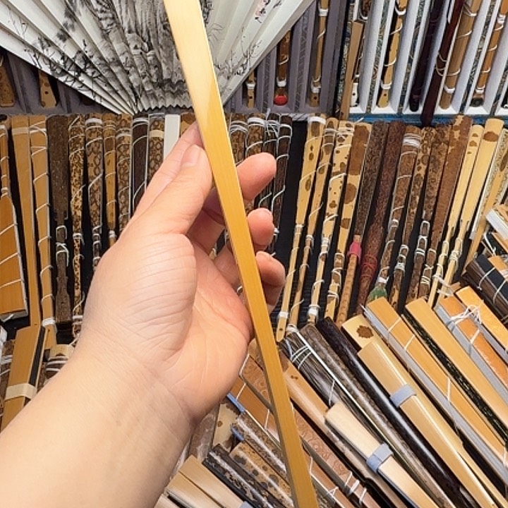扇子T****i方鸿亮老师直方玉竹 常规尺寸