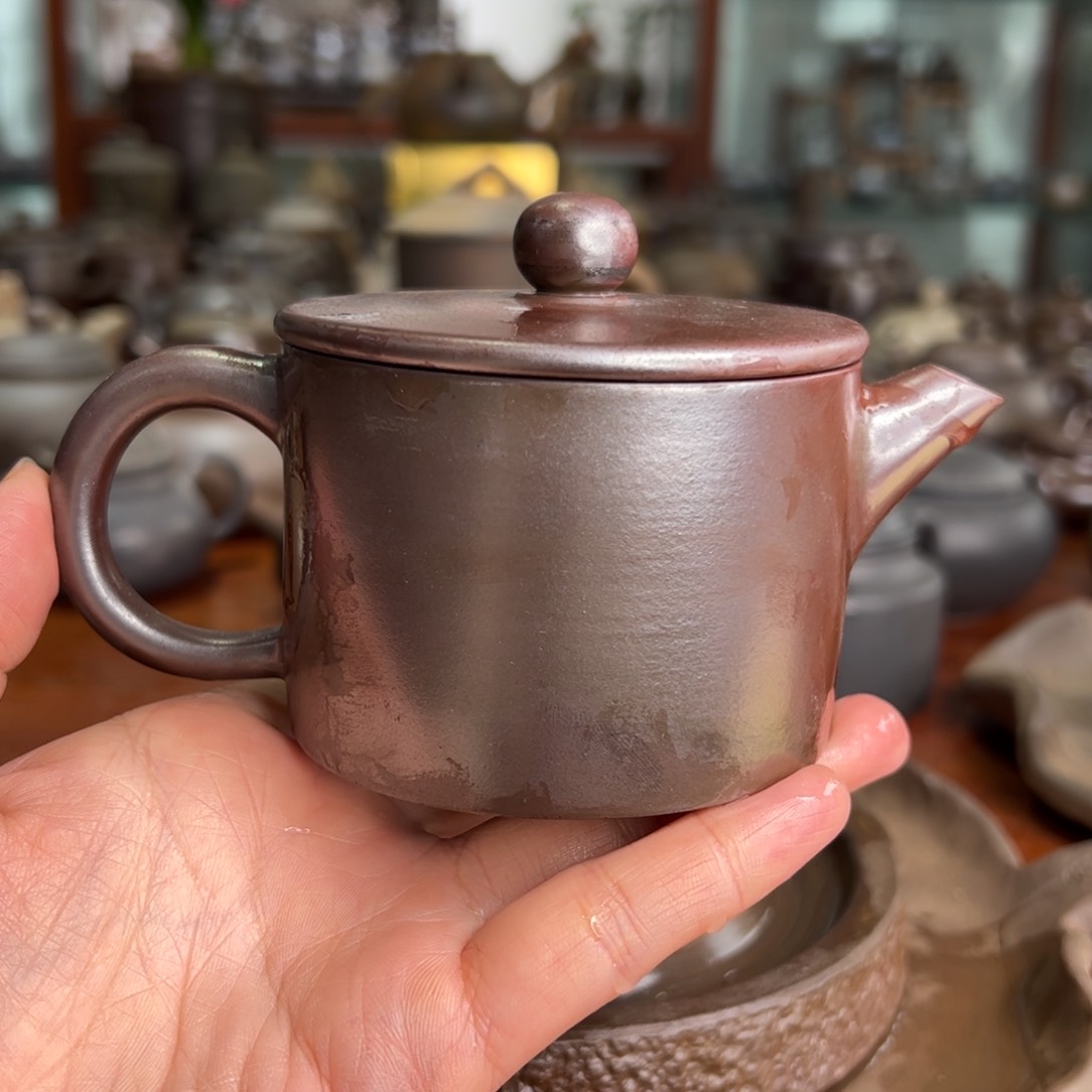 贵台龙窑柴烧茶壶A22