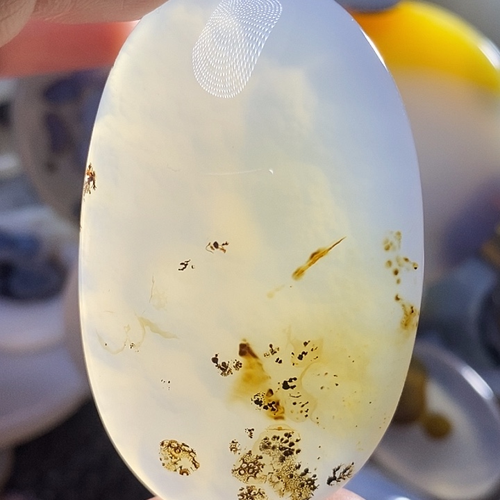 未镶嵌颈饰玛瑙/玉髓烟**上