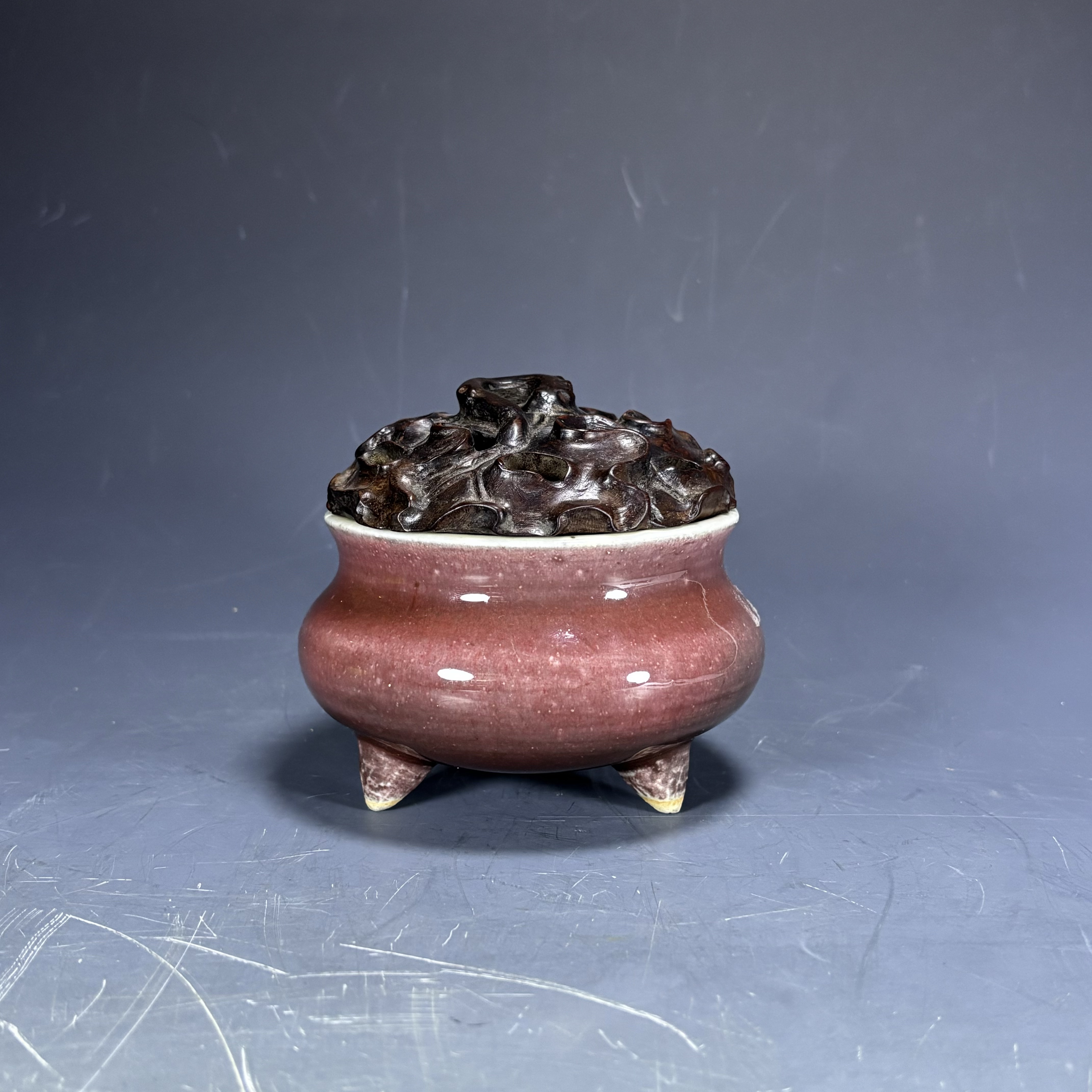 【晶晶推荐】康熙郎窑红三足炉