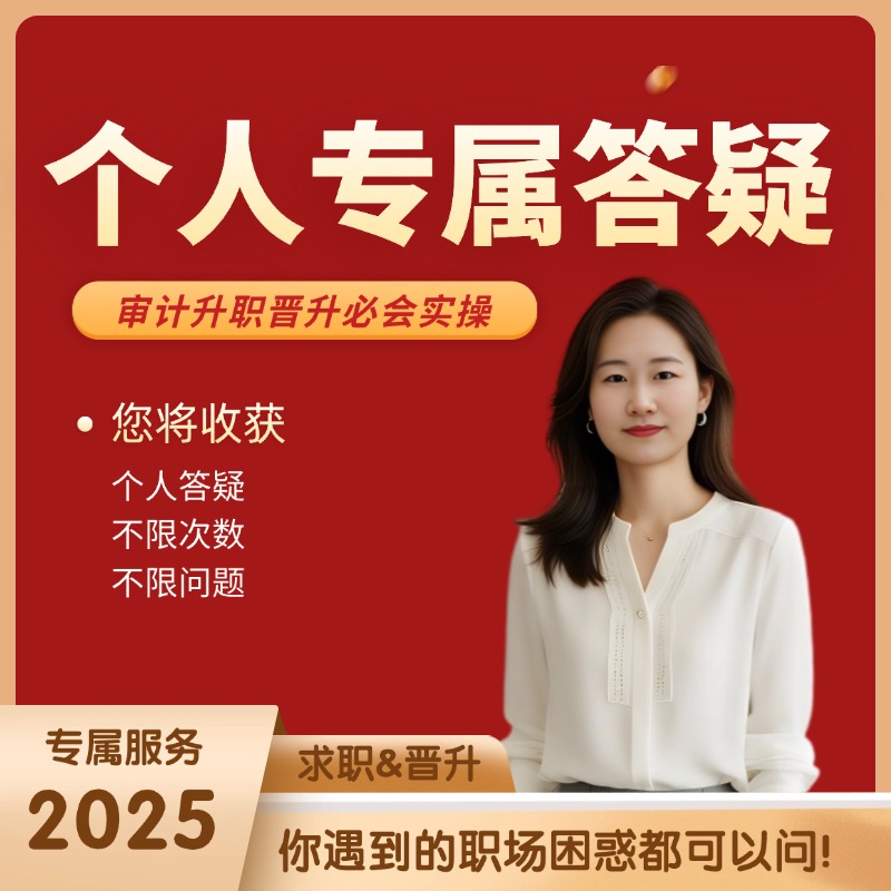 【咨询客服下单】审计专属答疑资料公司