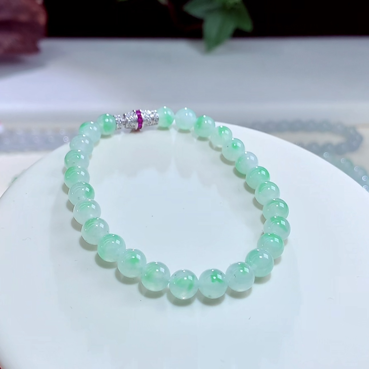 冰飘阳绿花卡7mm