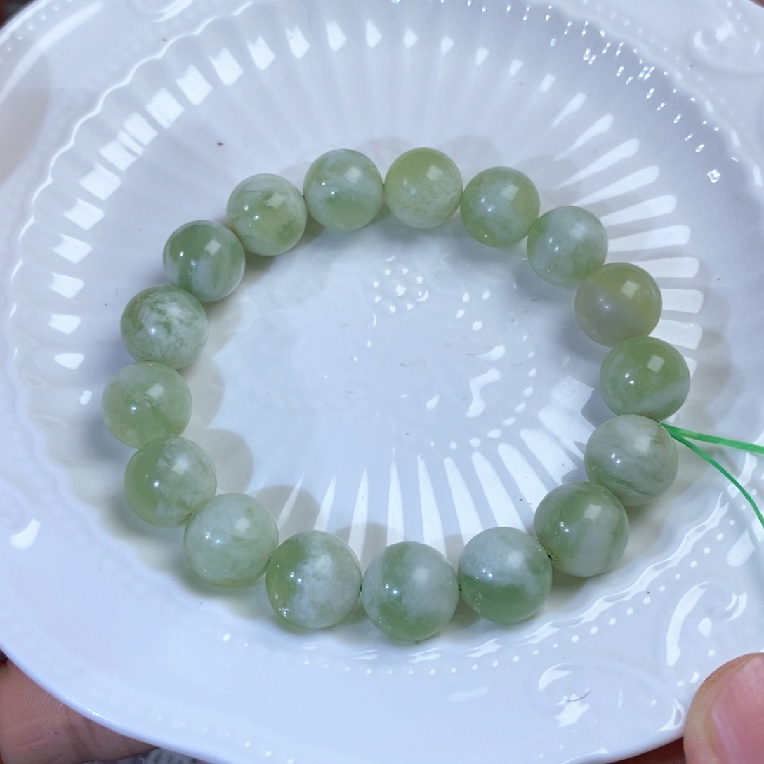 【闪购商品】水晶手链未镶嵌绿萤石12.4mm