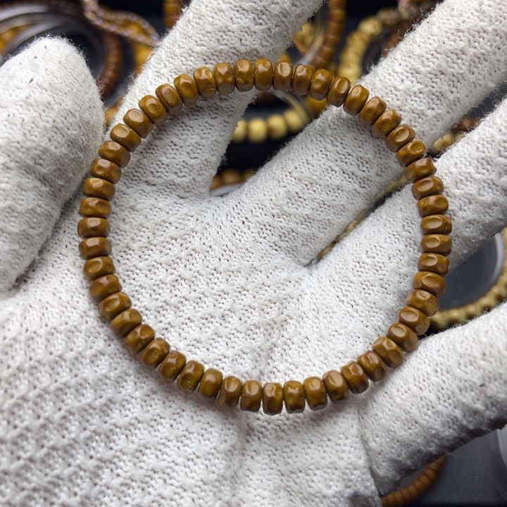 手串紫金鼠纯肉鼠尖纯色手工无相毕业货6.4尺精工暴力归圆