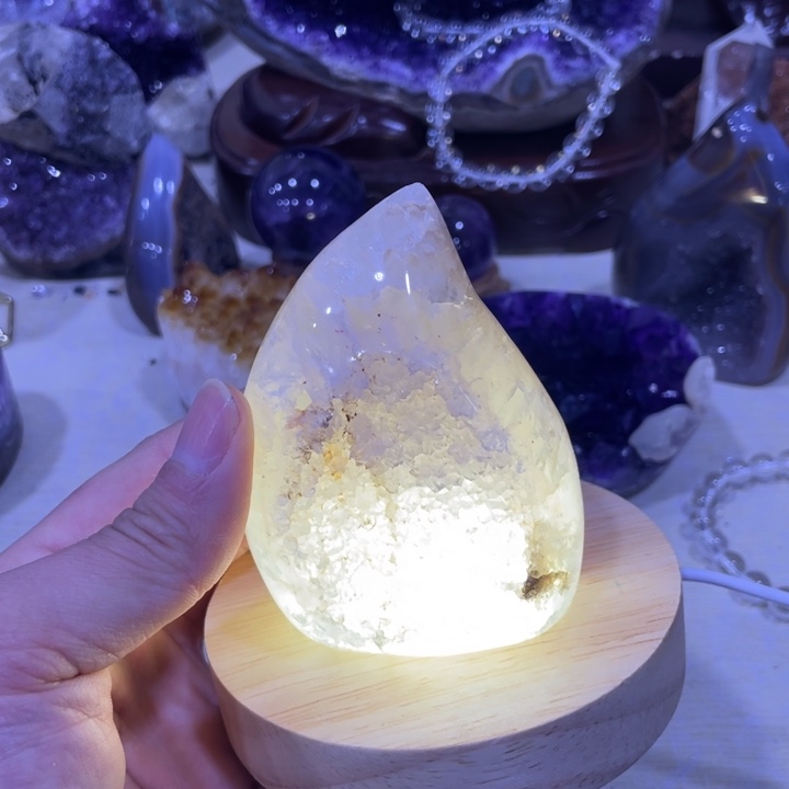 紫晶小夜灯未镶嵌