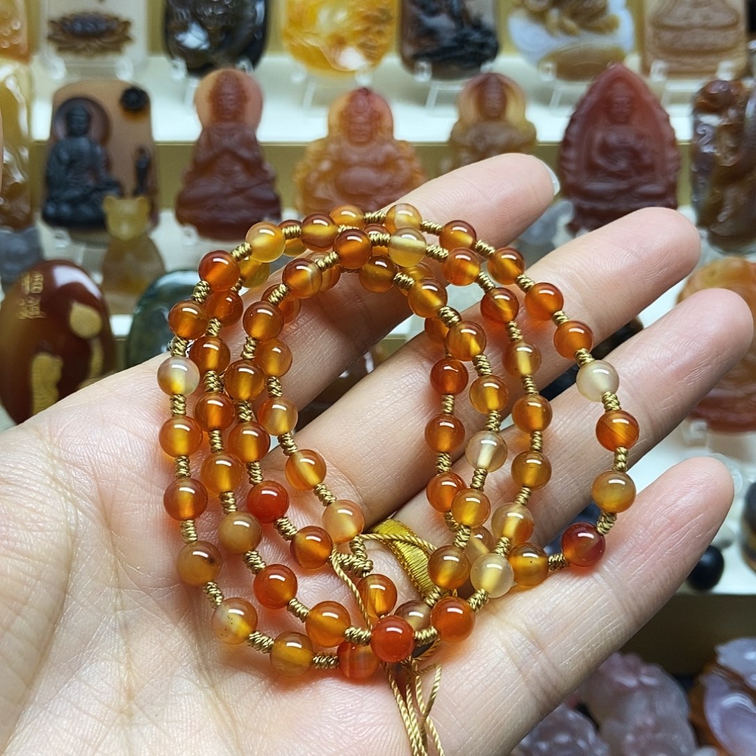 飞***渊玛瑙/玉髓未镶嵌颈饰