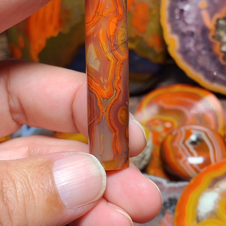 玛瑙/玉髓颈饰合金冰****糖