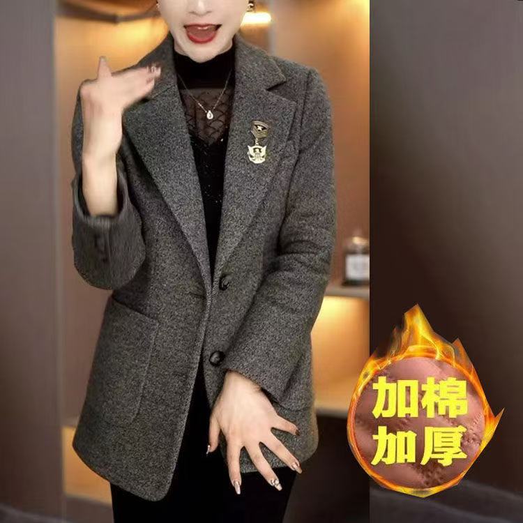 高端品牌杭州意法外套女2024新款洋气高贵显瘦休闲西装