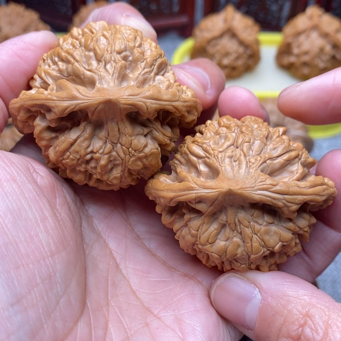 文玩核桃把件全品毕业官帽48尺