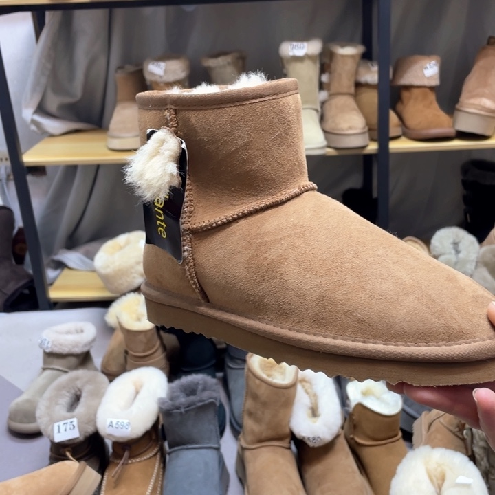 36码栗色平口底帮