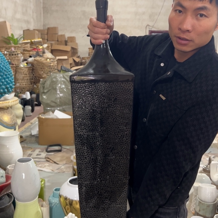 摆件高88口3公分微瑕捡漏