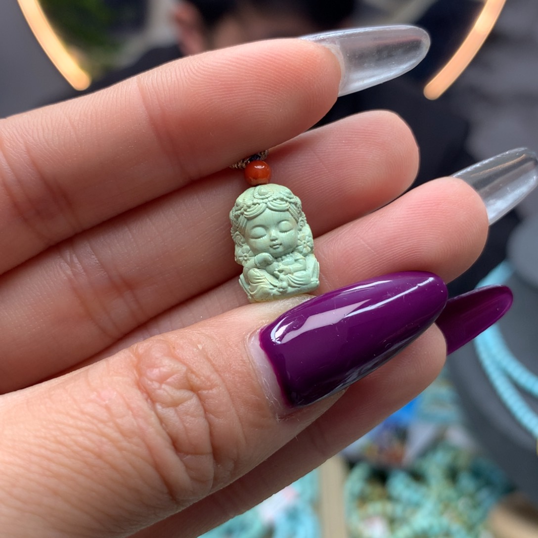 绿松石挂件未镶嵌