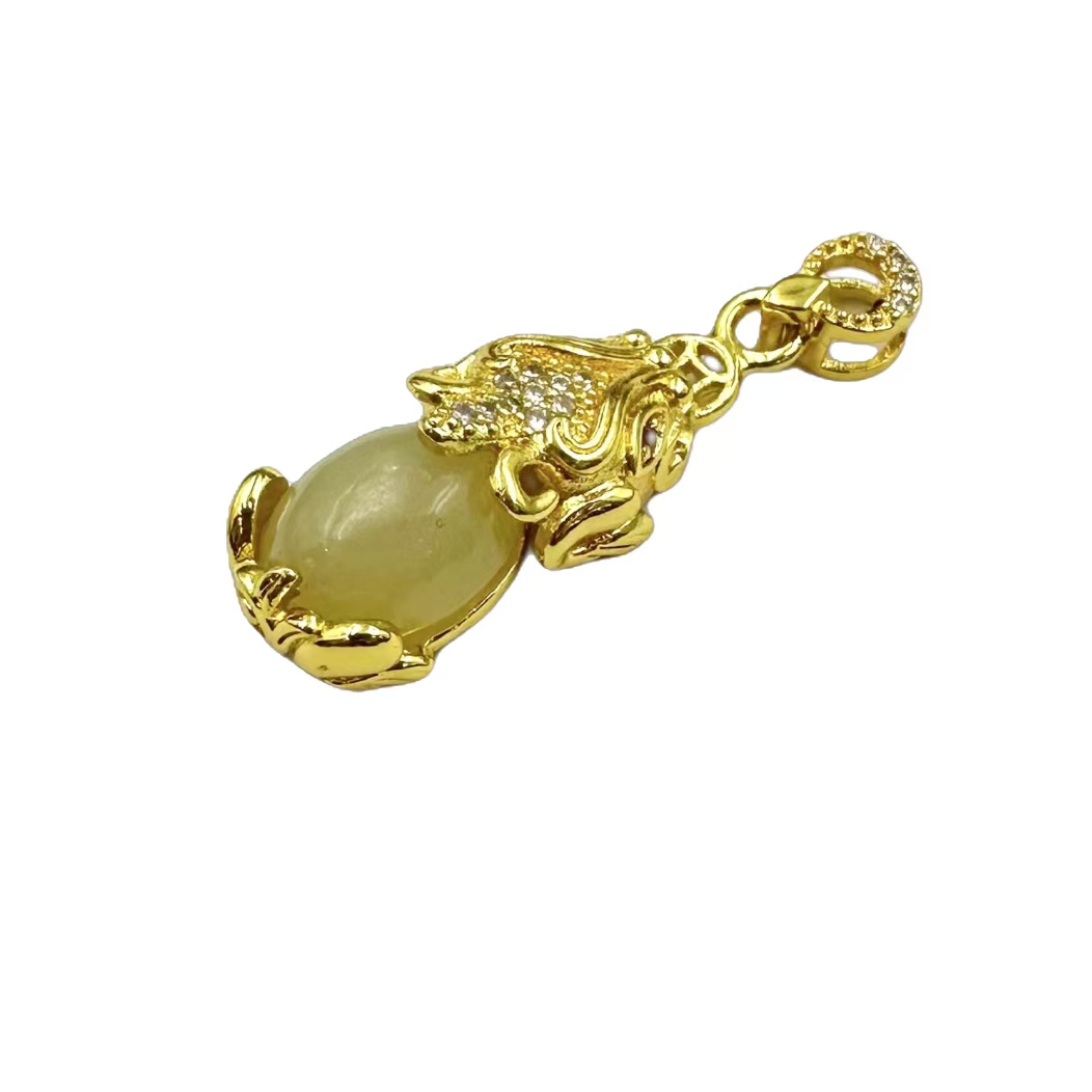 和田玉貔貅吊坠C01-433赠礼盒(多样性发)不含链