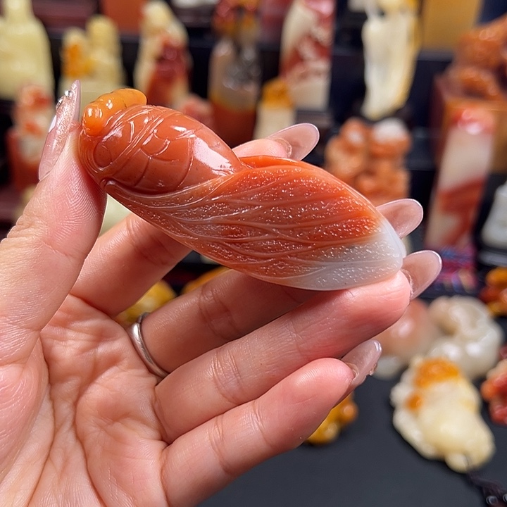 寿山石老性芙蓉石