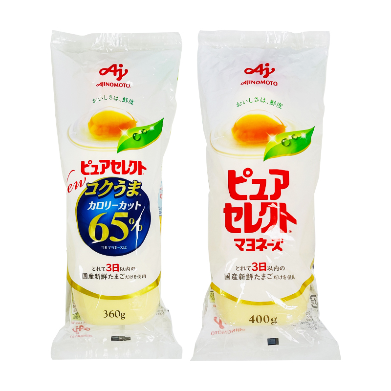 日本原装进口味之素蛋黄酱360g沙拉酱美乃滋蛋黄酱蔬菜水果色拉酱
