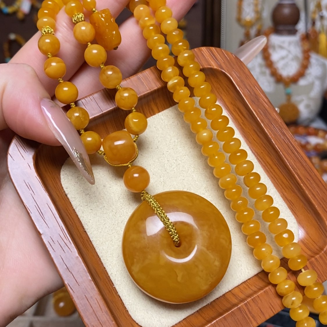 【闪购商品】手链蜜蜡未镶嵌项链