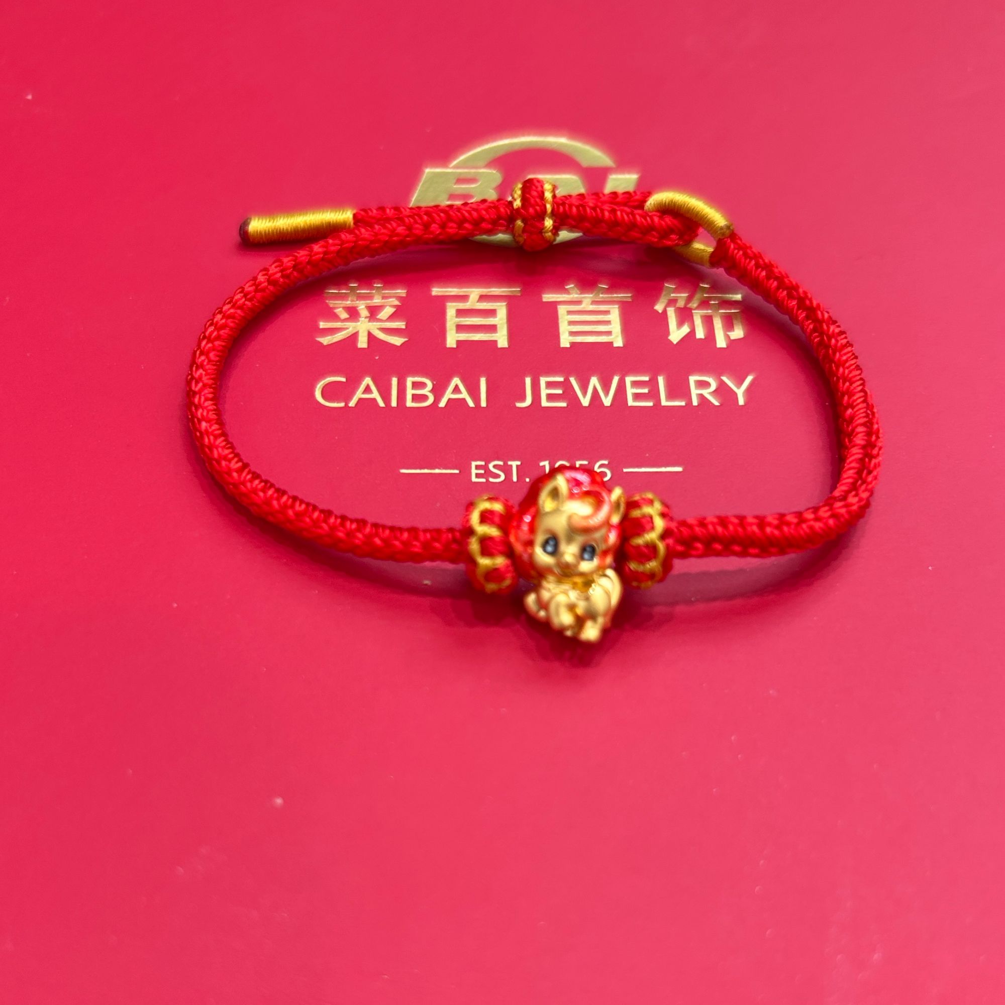 CBAI/菜百AL足金饰品  多多系列之多福
