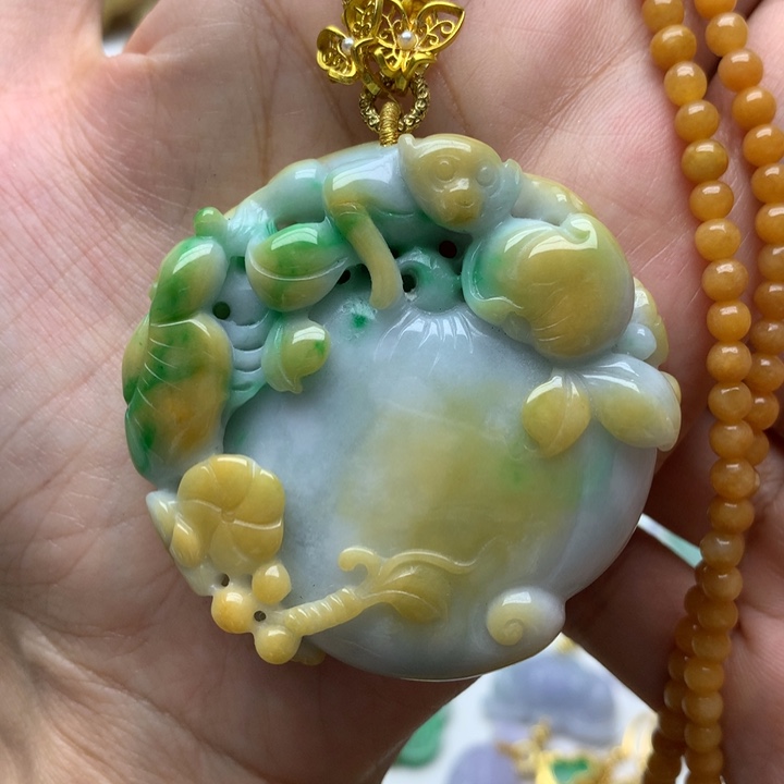 颈饰未镶嵌翡翠翡翠