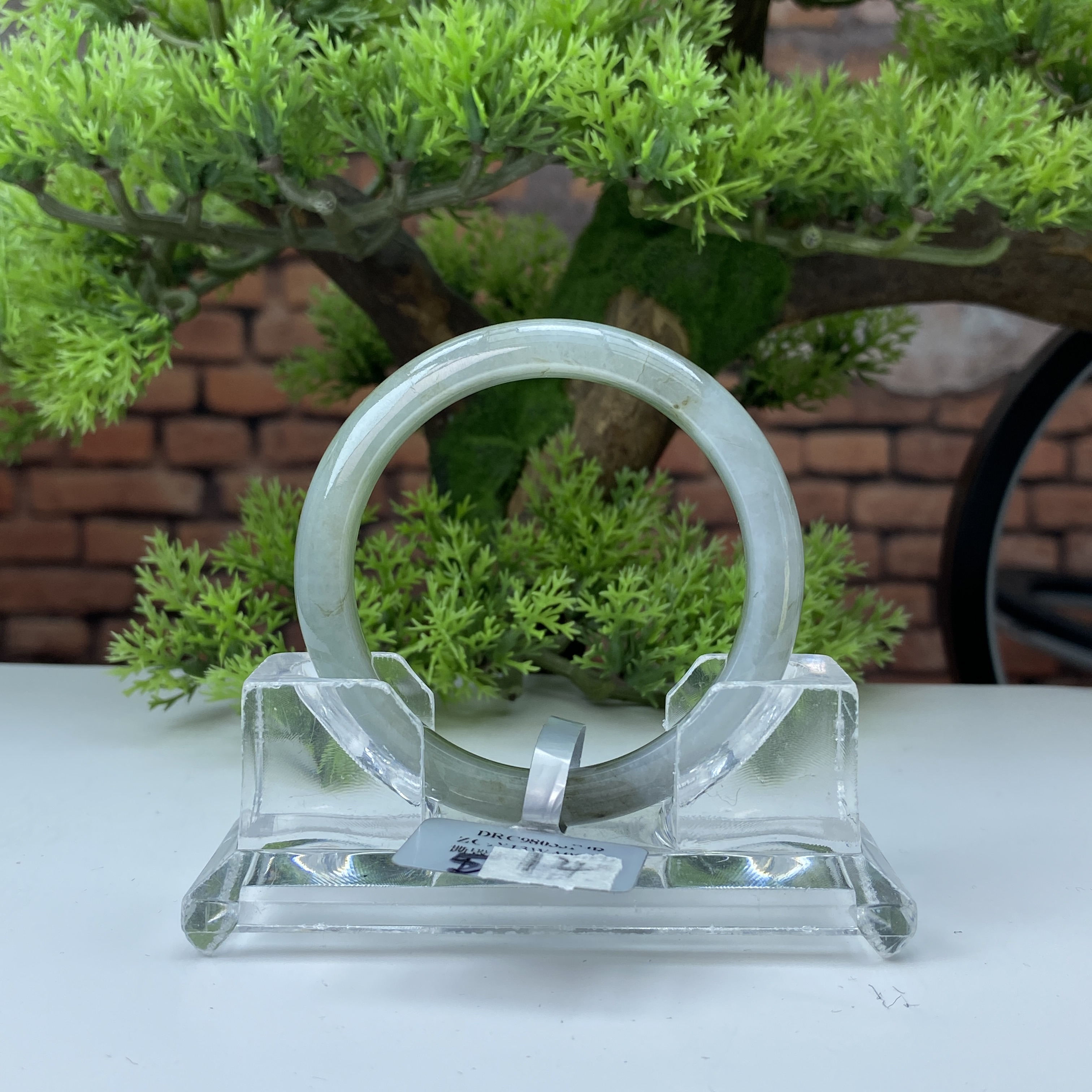 56【刀客砍价王】帅豪-天然缅甸A货翡翠手镯 (微瑕)  D14