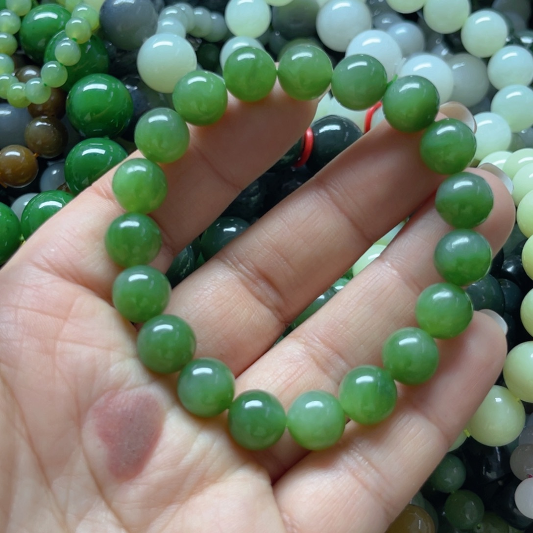 和田玉手链未镶嵌