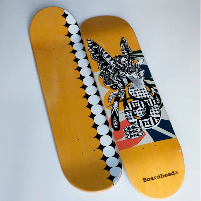 我是我55滑板店代理 王汇丰品牌 BOARDHEAD滑板板面 专业双翘板面