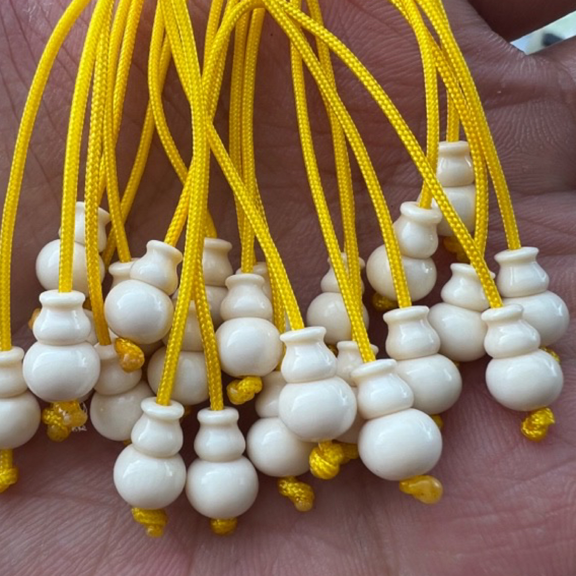 纯天然猛犸牙葫芦弟子珠