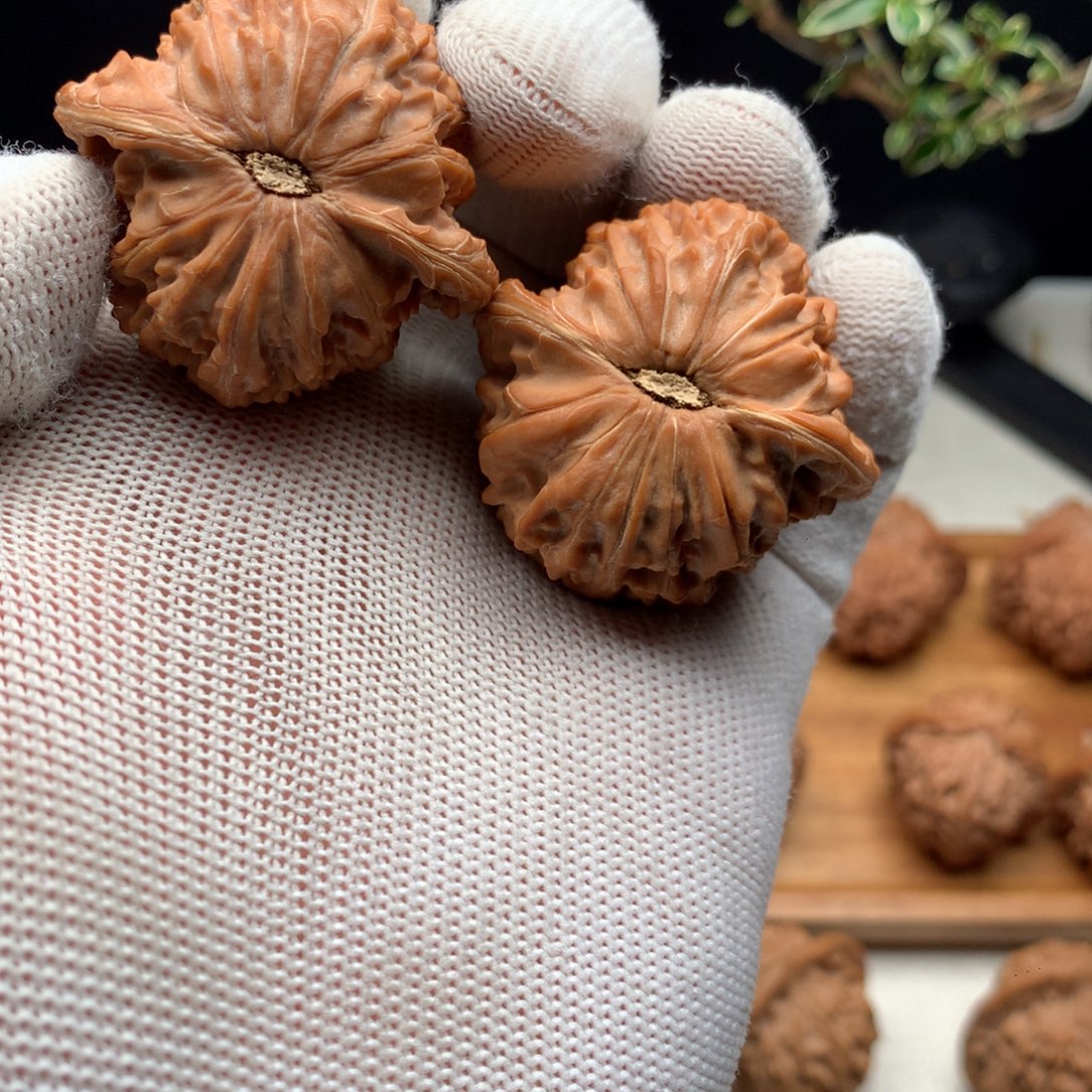 探***一文玩核桃吊坠磨盘