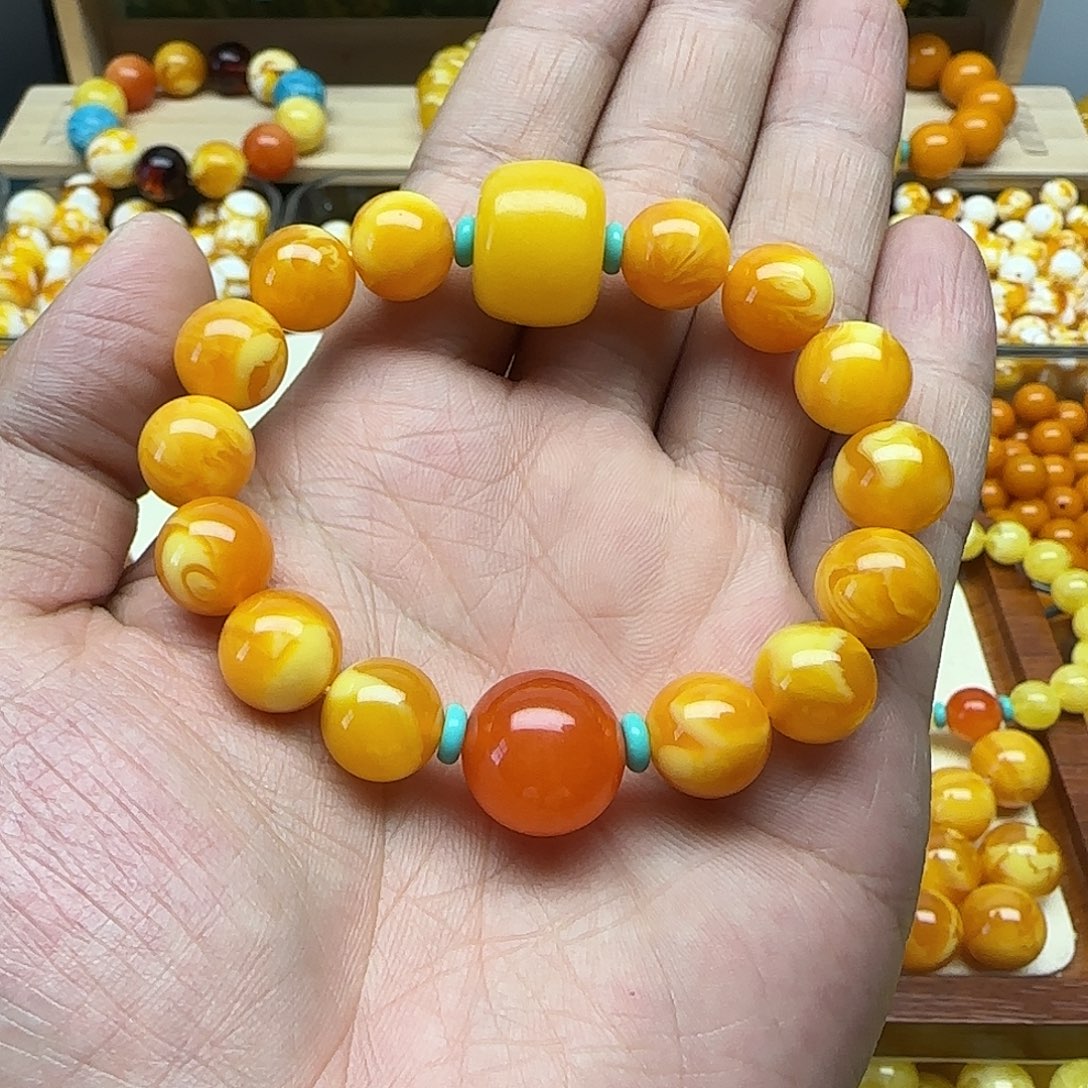 Z***s无非金属精品老蜡色素串搭配一条