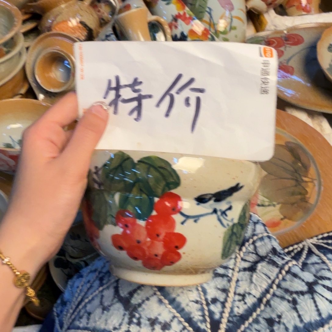 瓷片景德镇陶瓷手工手绘