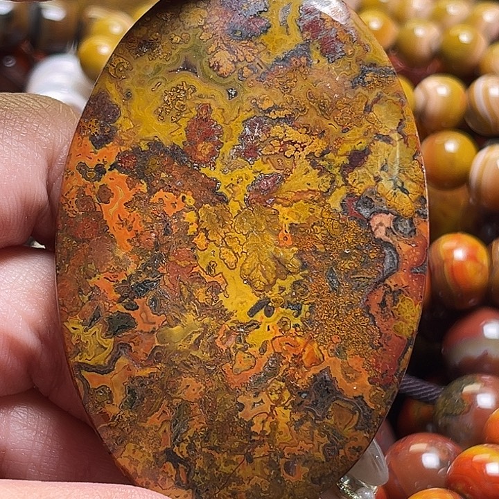 玛瑙/玉髓未镶嵌吊坠