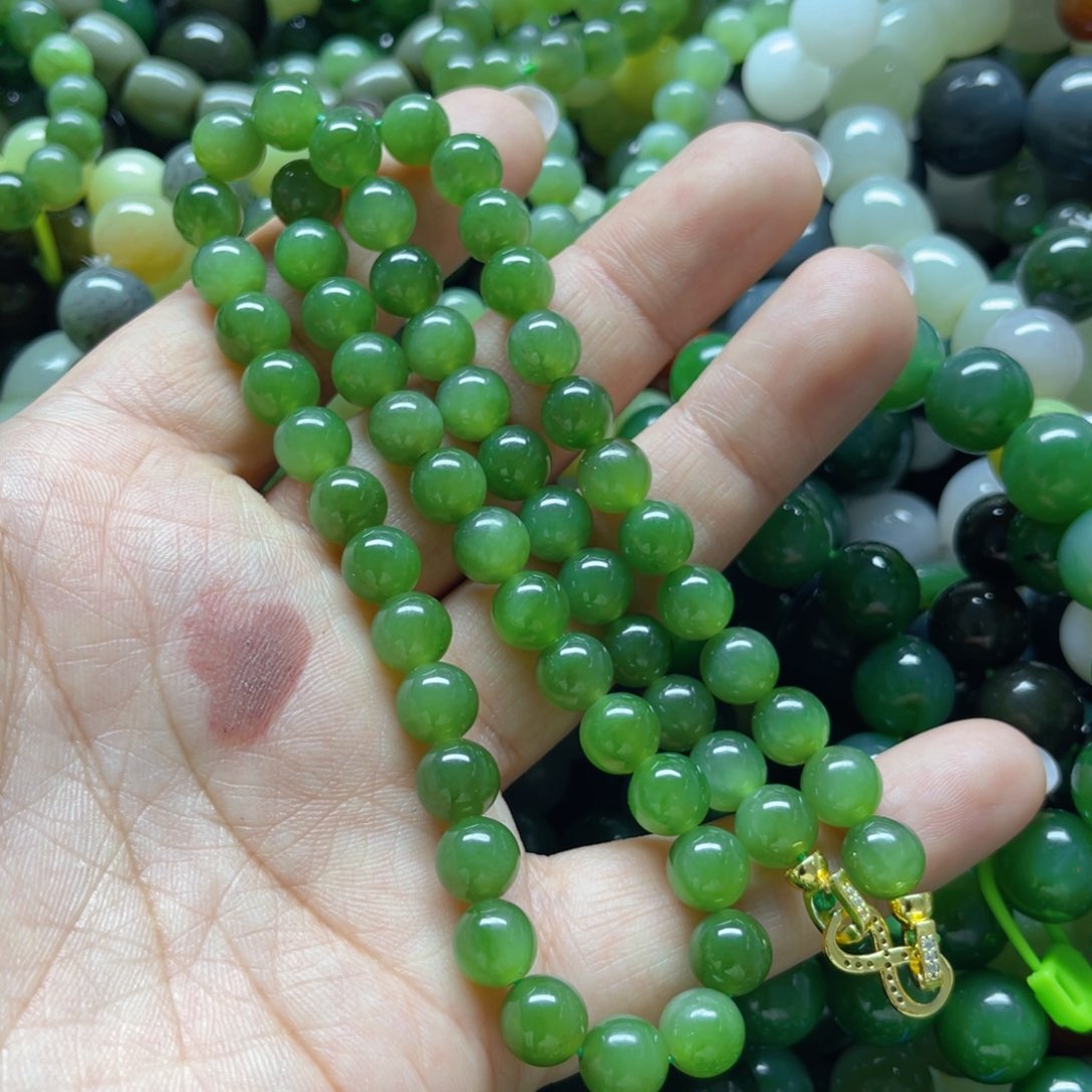 未镶嵌和田玉手链