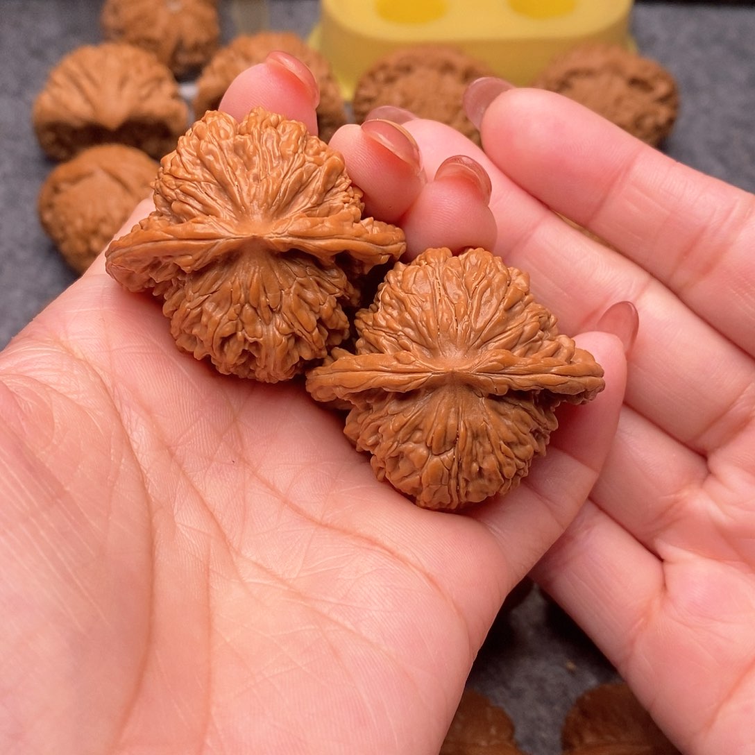 文玩核桃把件精品四座楼44全品