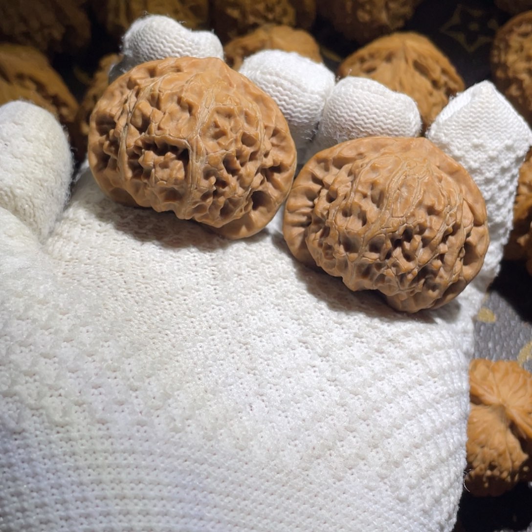 文玩核桃把件43尺全品宫灯